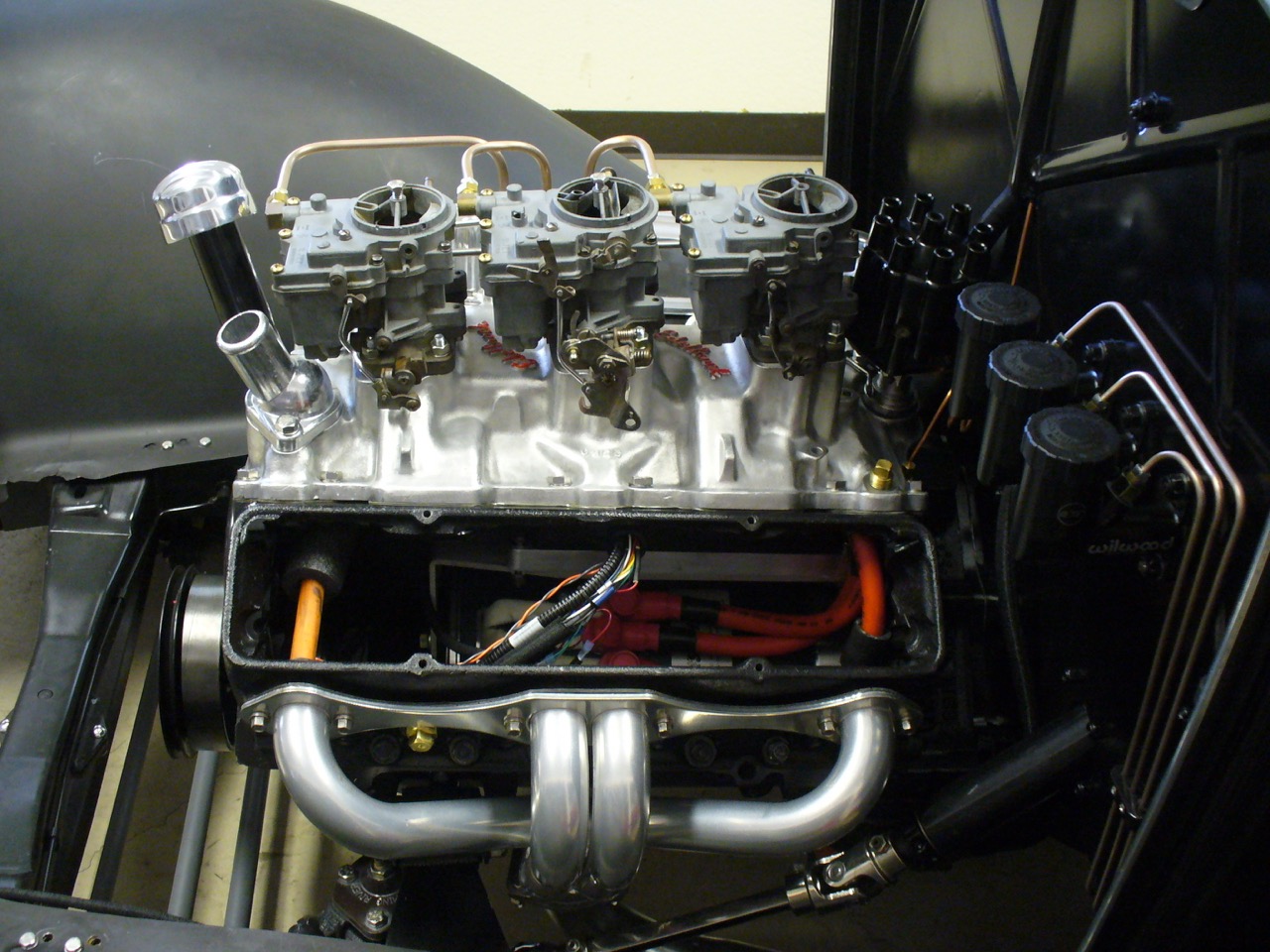 eV8 SBC electric small block conversion — bell housing face