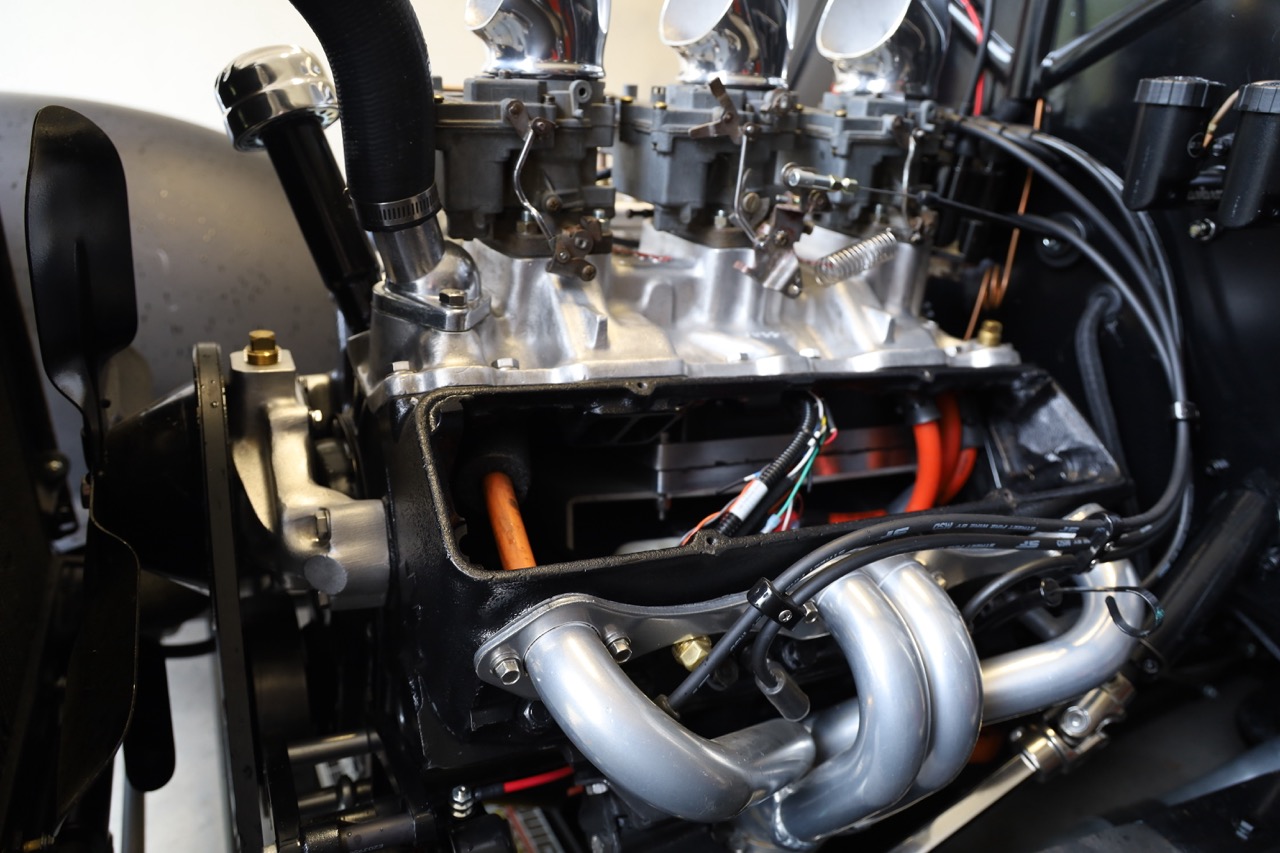 eV8 electric small block conversion unit — alternate view